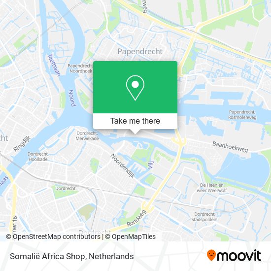 Somalië Africa Shop map