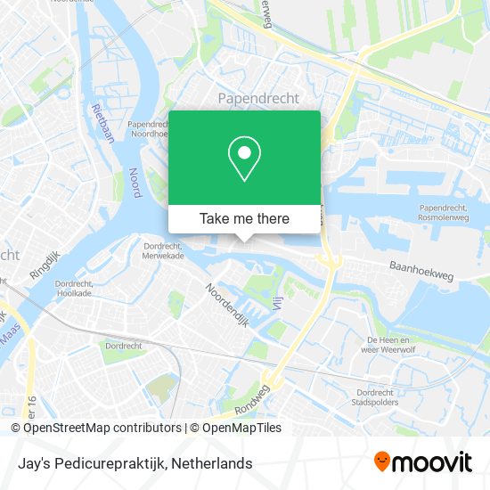 Jay's Pedicurepraktijk map