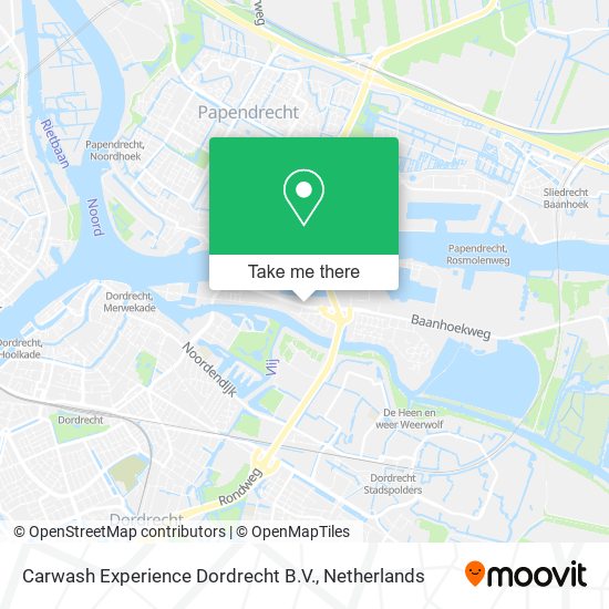 Carwash Experience Dordrecht B.V. map