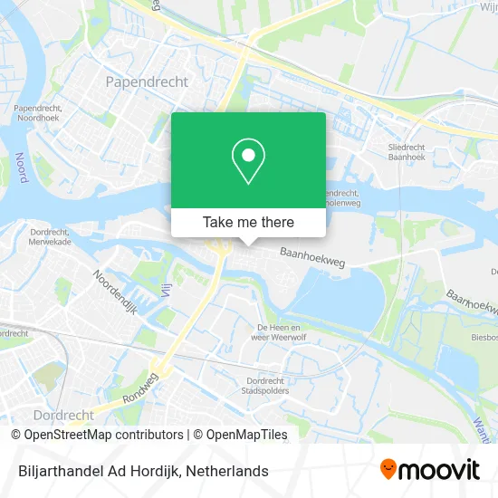 Biljarthandel Ad Hordijk map