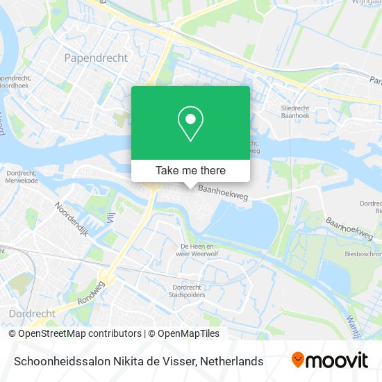 Schoonheidssalon Nikita de Visser map