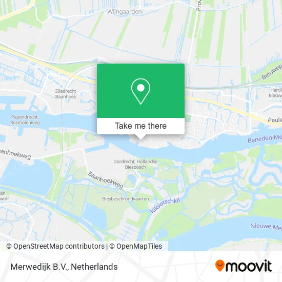Merwedijk B.V. map