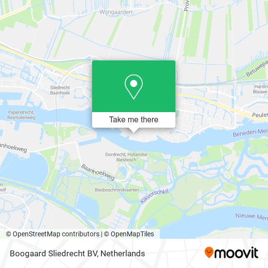 Boogaard Sliedrecht BV map