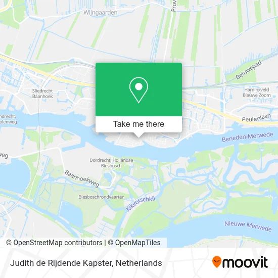 Judith de Rijdende Kapster map