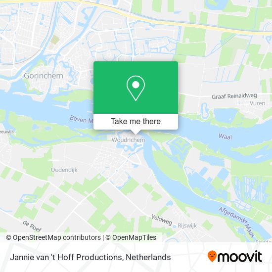 Jannie van 't Hoff Productions map