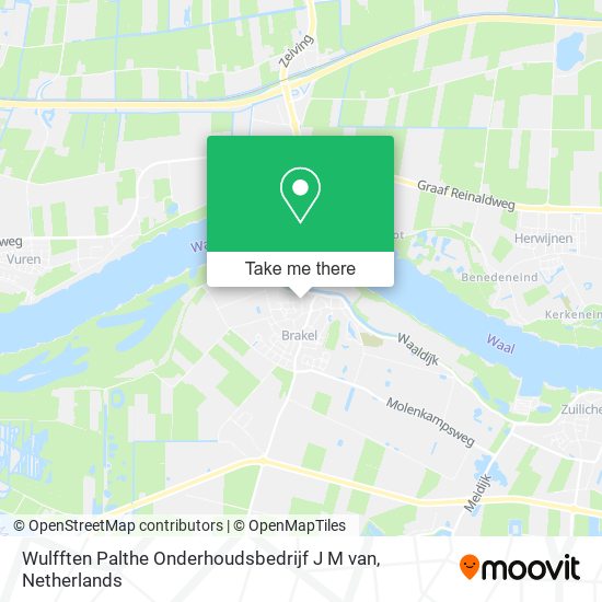 Wulfften Palthe Onderhoudsbedrijf J M van map