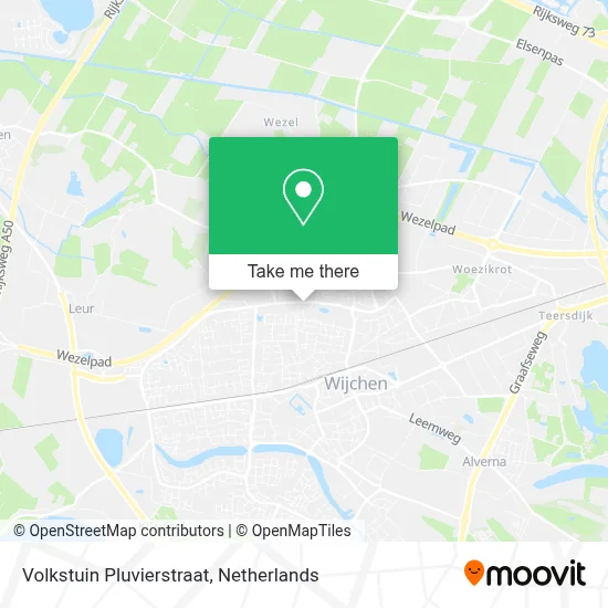 Volkstuin Pluvierstraat map