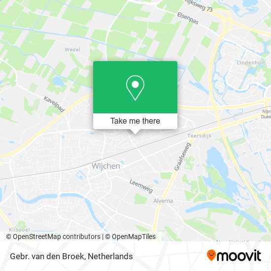 Gebr. van den Broek map