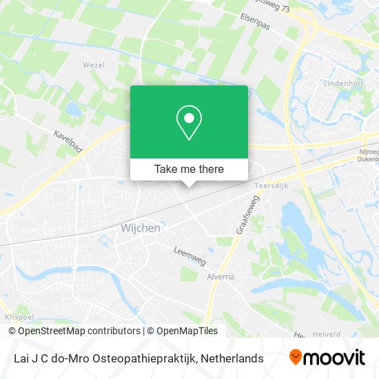 Lai J C do-Mro Osteopathiepraktijk map