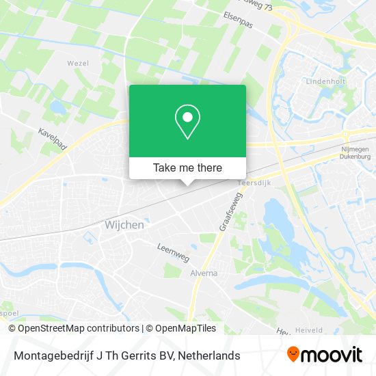 Montagebedrijf J Th Gerrits BV map