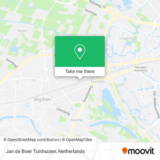 Jan de Boer Tuinhuizen map