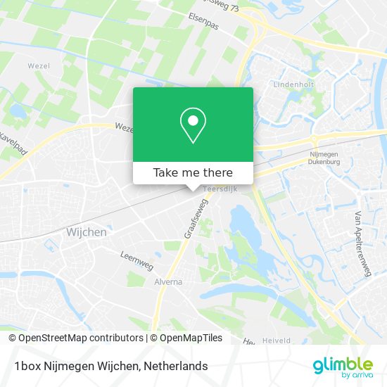 1box Nijmegen Wijchen map