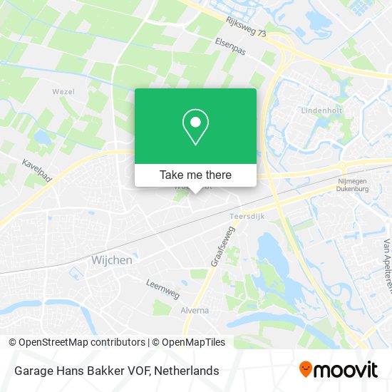 Garage Hans Bakker VOF map