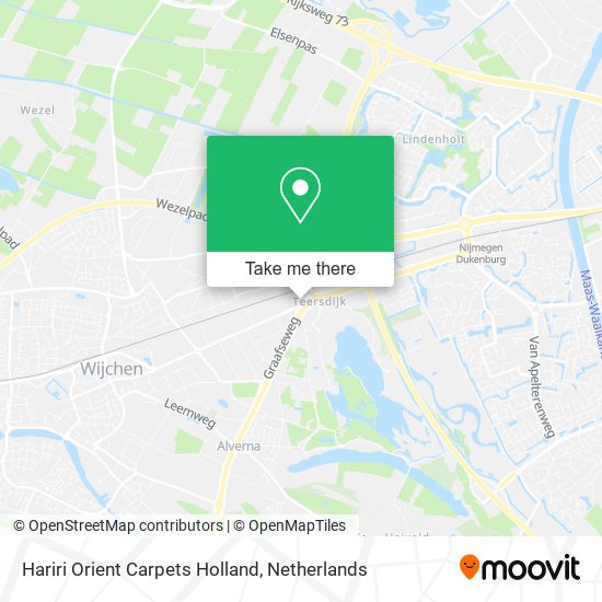 Hariri Orient Carpets Holland map