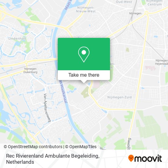 Rec Rivierenland Ambulante Begeleiding map