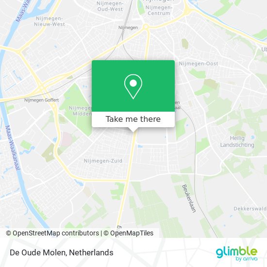 De Oude Molen Karte