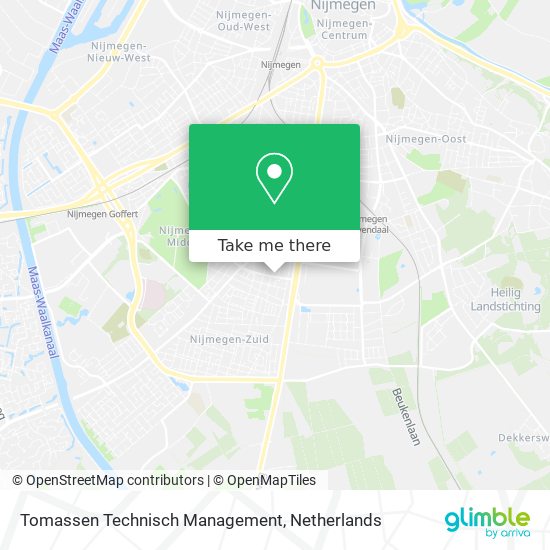 Tomassen Technisch Management Karte