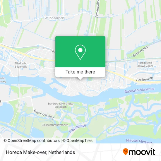 Horeca Make-over map