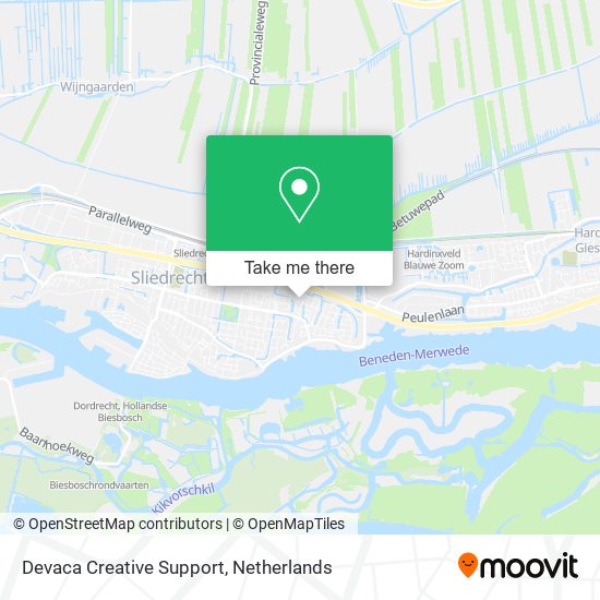 Devaca Creative Support map