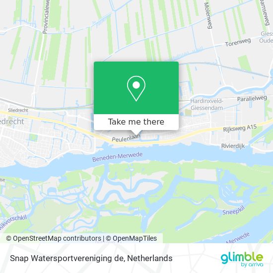 Snap Watersportvereniging de map