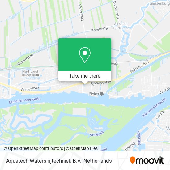 Aquatech Watersnijtechniek B.V. map