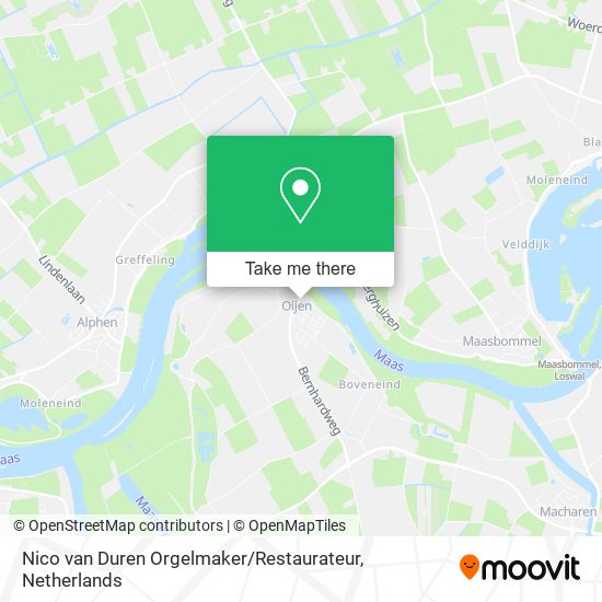 Nico van Duren Orgelmaker / Restaurateur map