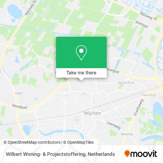 Wilbert Woning- & Projectstoffering map