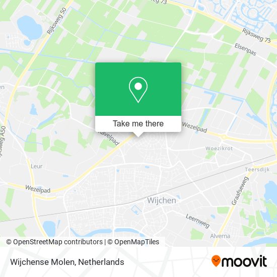 Wijchense Molen map