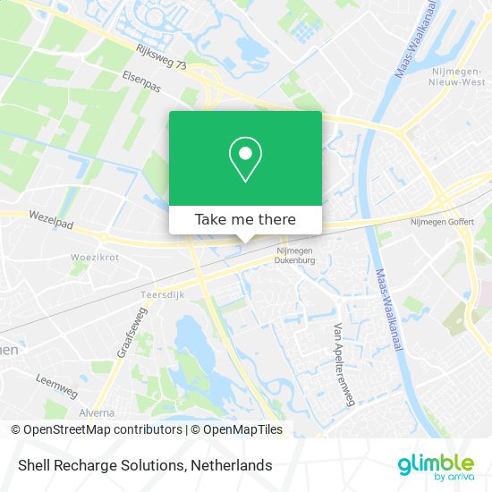 Shell Recharge Solutions map