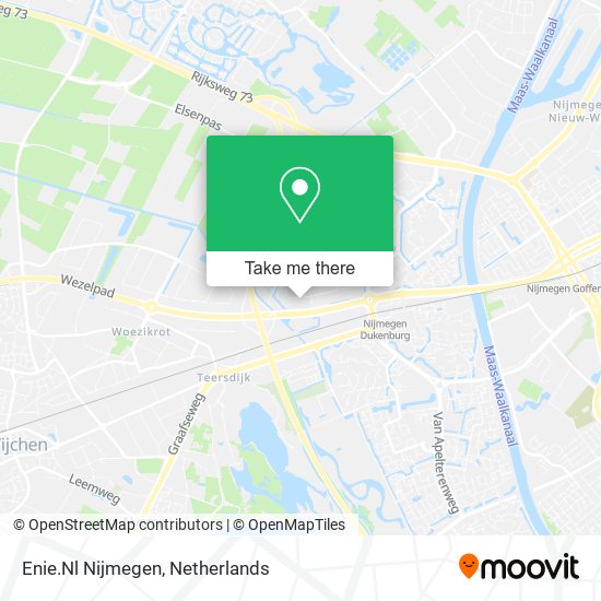 Enie.Nl Nijmegen map