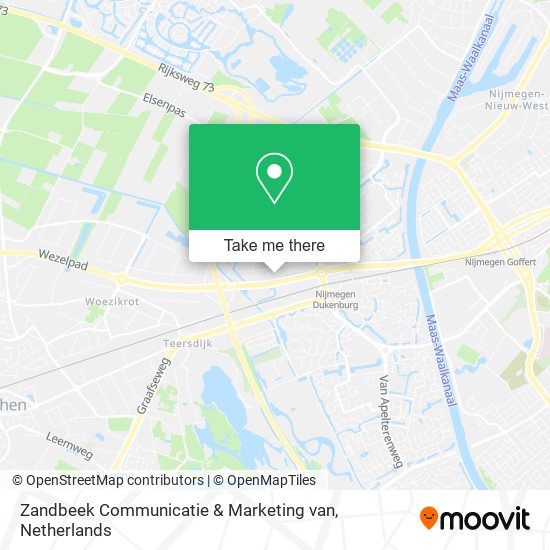 Zandbeek Communicatie & Marketing van map