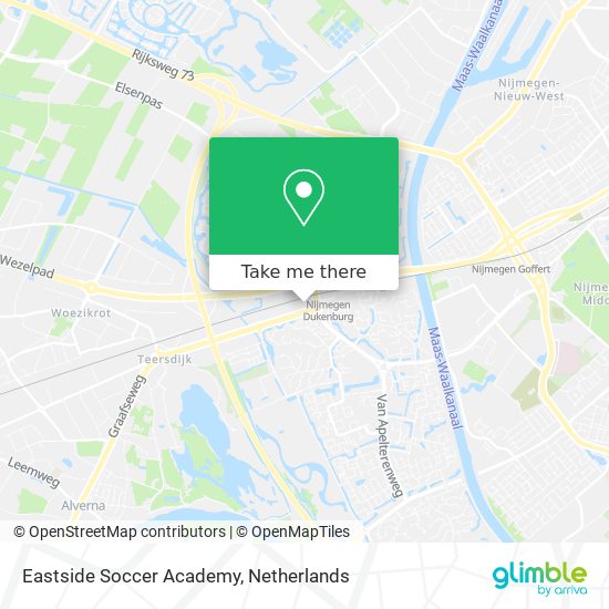 Eastside Soccer Academy map