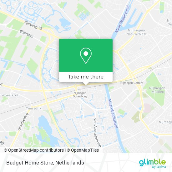 Budget Home Store map