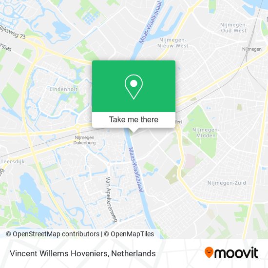 Vincent Willems Hoveniers map