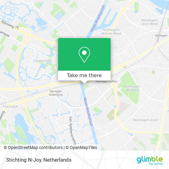 Stichting N-Joy map