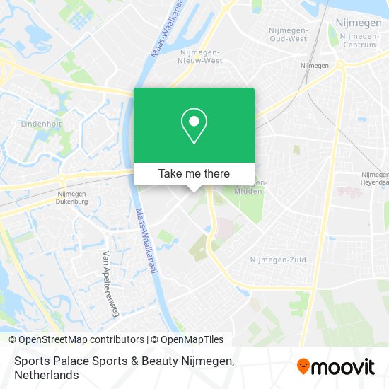 Sports Palace Sports & Beauty Nijmegen map