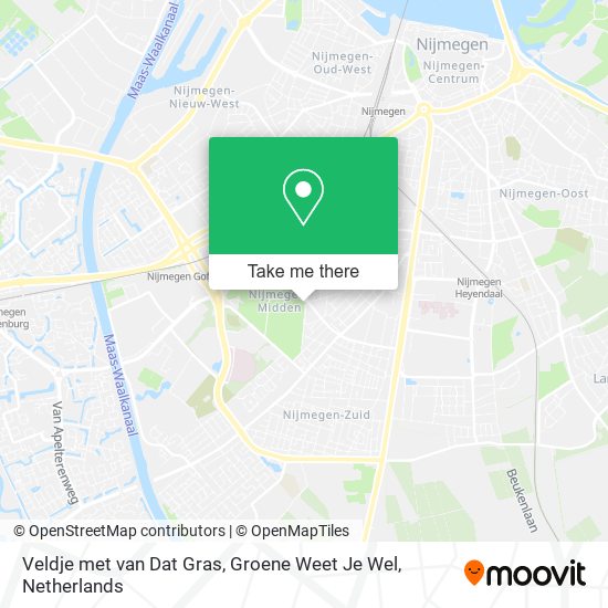 Veldje met van Dat Gras, Groene Weet Je Wel Karte