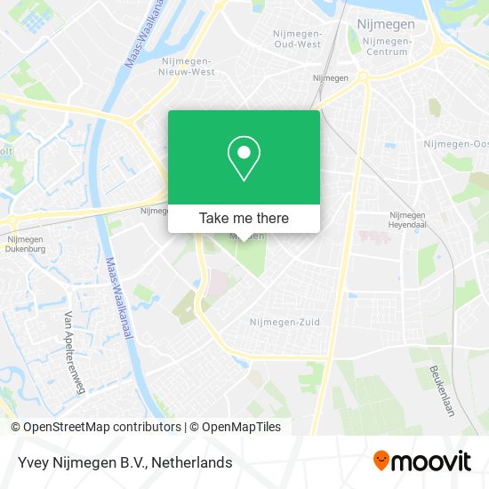 Yvey Nijmegen B.V. Karte