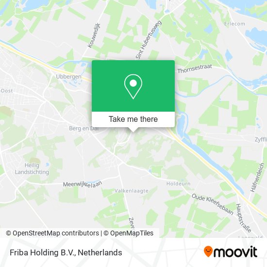 Friba Holding B.V. map