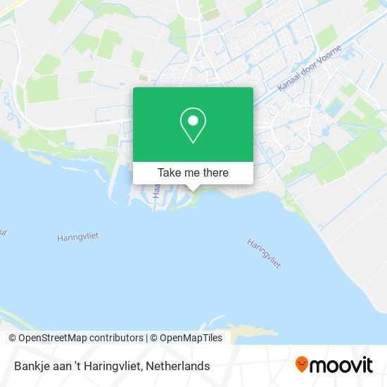 Bankje aan 't Haringvliet map