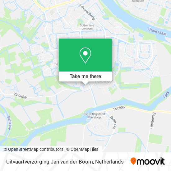 Uitvaartverzorging Jan van der Boom map