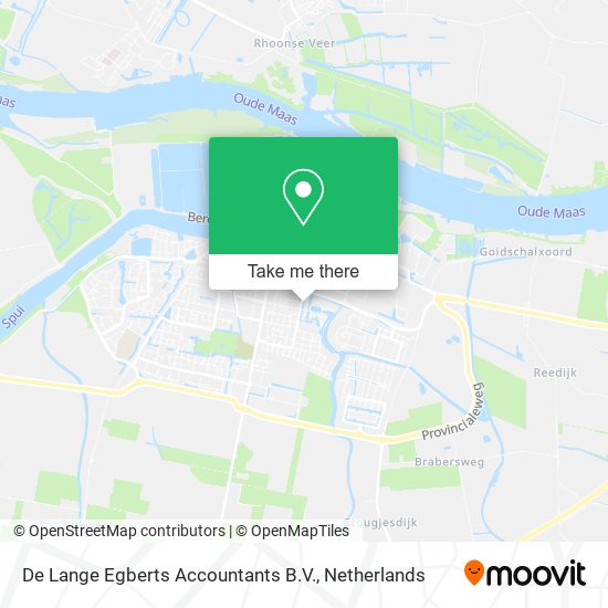 De Lange Egberts Accountants B.V. map