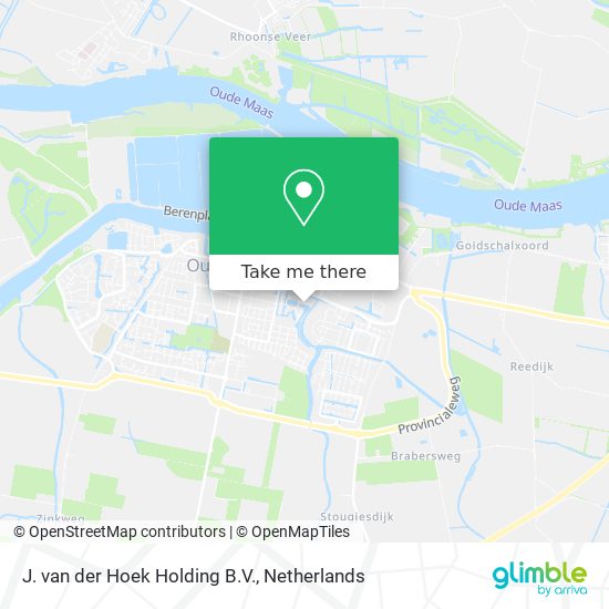 J. van der Hoek Holding B.V. map
