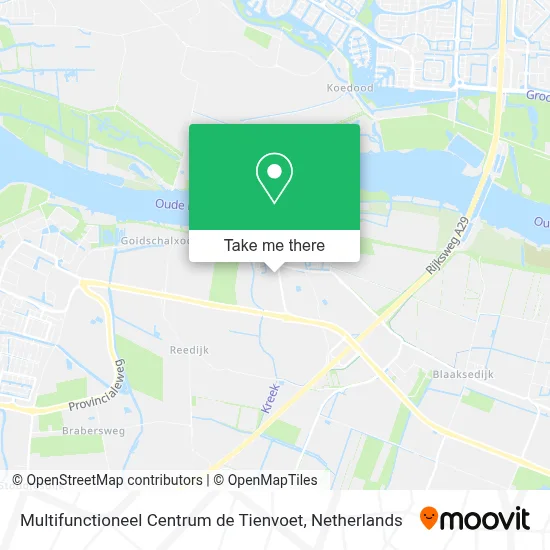 Multifunctioneel Centrum de Tienvoet map