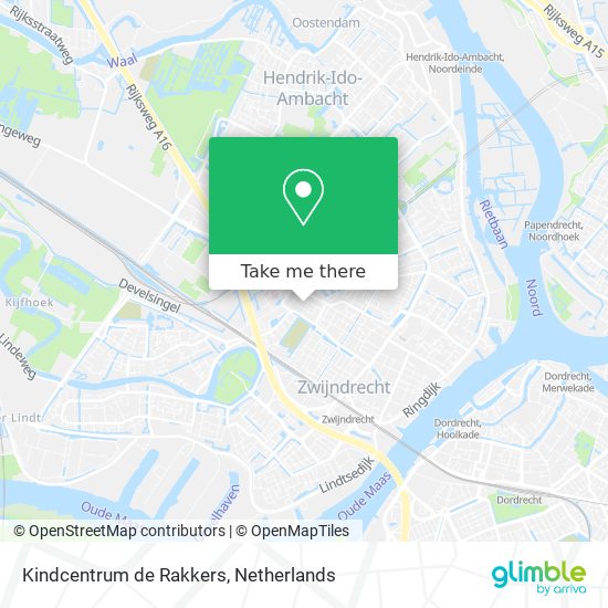 Kindcentrum de Rakkers map