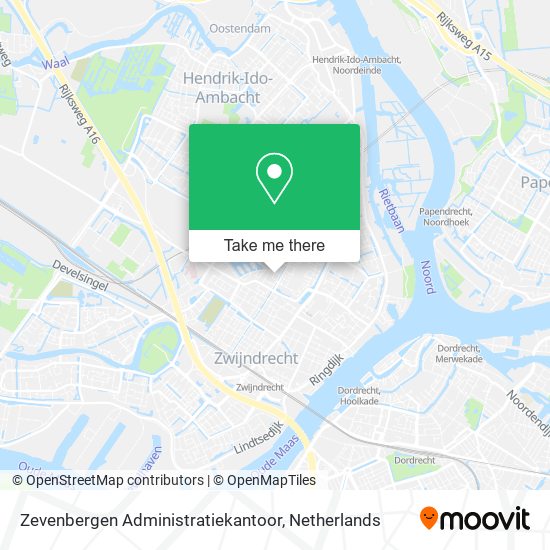 Zevenbergen Administratiekantoor map