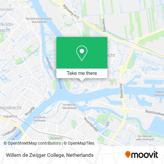 Willem de Zwijger College map