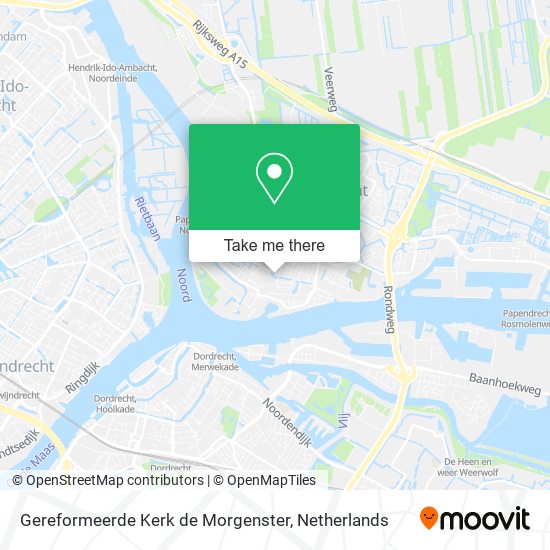 Gereformeerde Kerk de Morgenster Karte