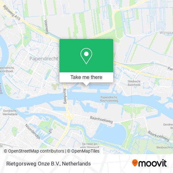 Rietgorsweg Onze B.V. map