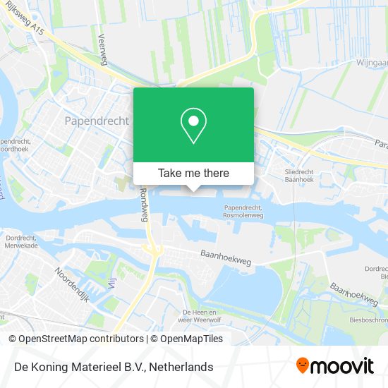 De Koning Materieel B.V. map